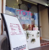 池田市石橋の美容室ヘアーショップTOTOの店内写真