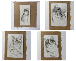 藤川昌美｜猫の絵、オフィシャルウェブサイト|和紙に描かれた猫の絵アート